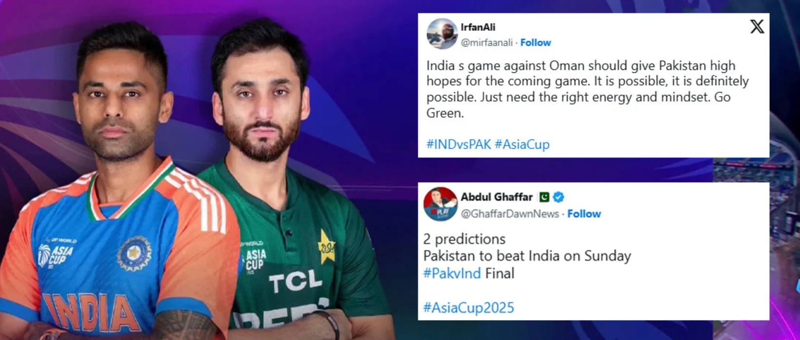 Pakistan fans confident of win against India in Asia Cup Super Four